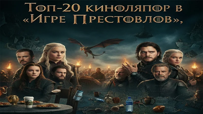 Топ-20 киноляпов в «Игре престолов», которые вы точно пропустили (2025 версия)